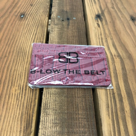 NWT B-Low the Belt red croc card case wallet - Picture 3 of 6